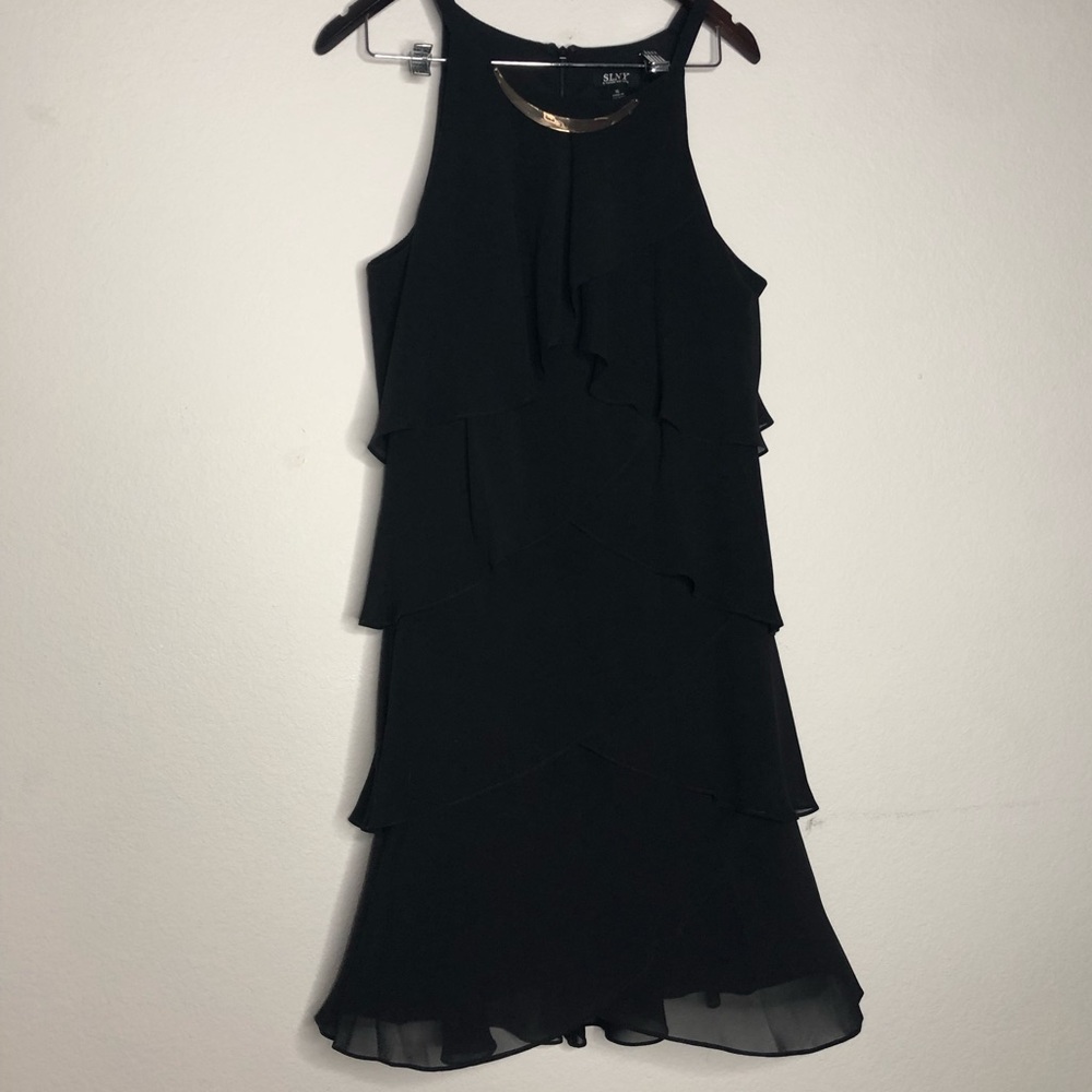 SLNY Black Dress